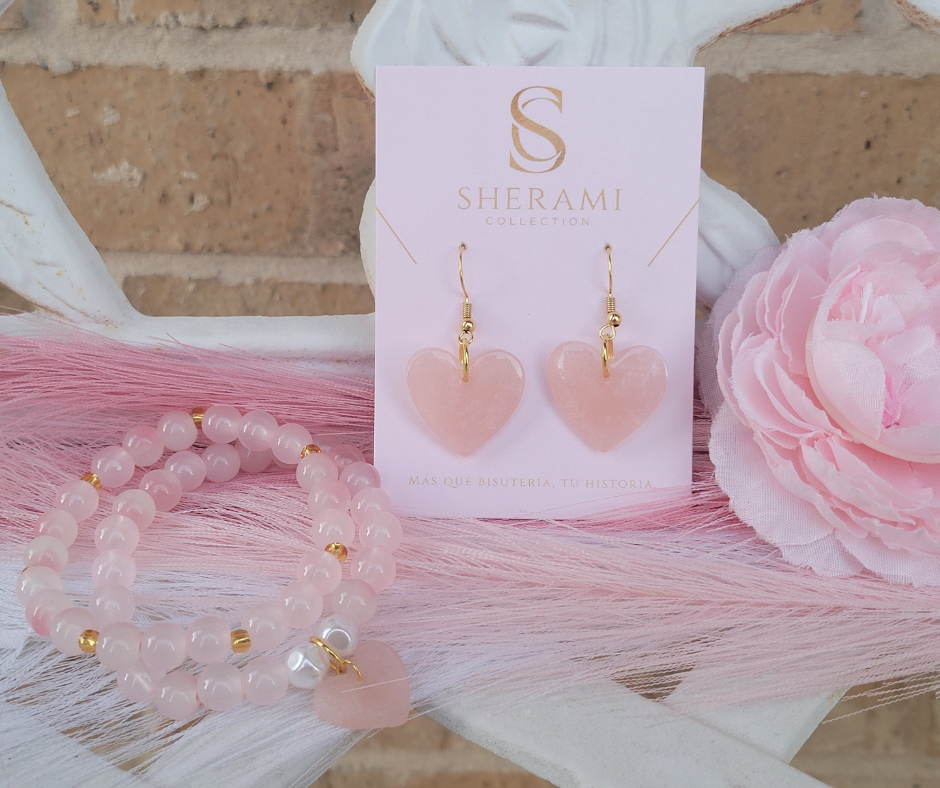 Set Corazón Rosa
