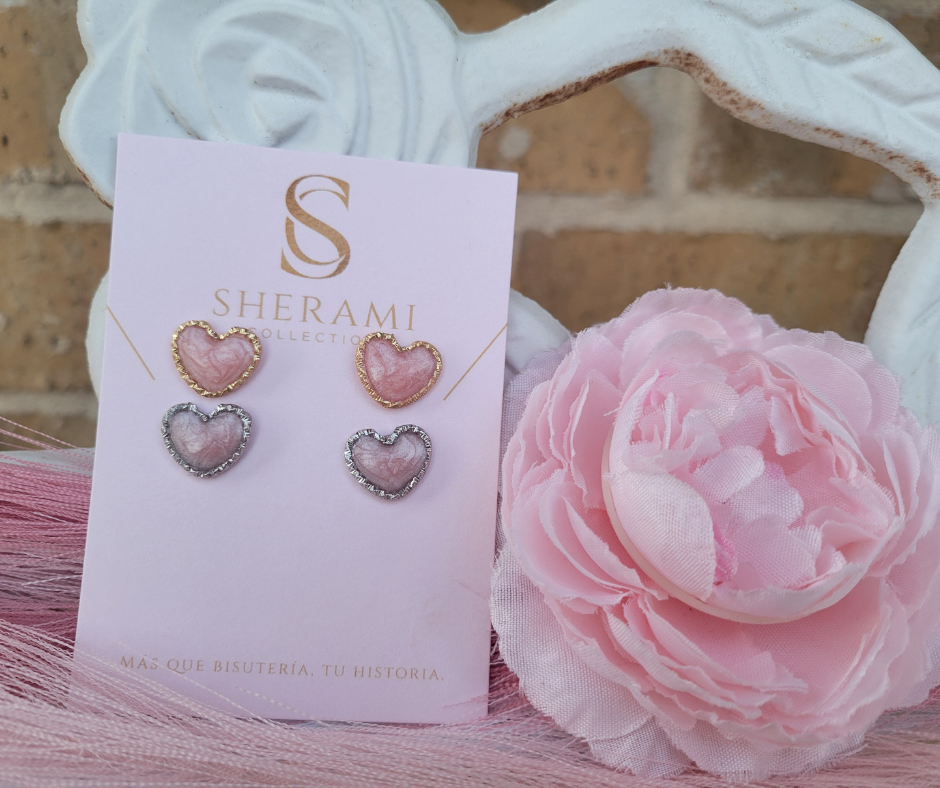 Heart Studs