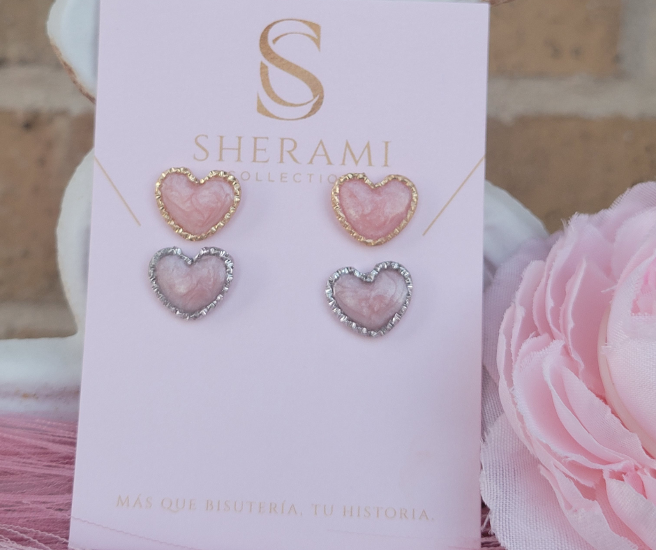 Heart Studs