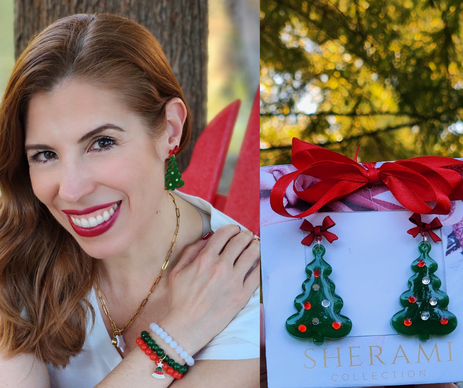 Aretes de Árbol de Navidad